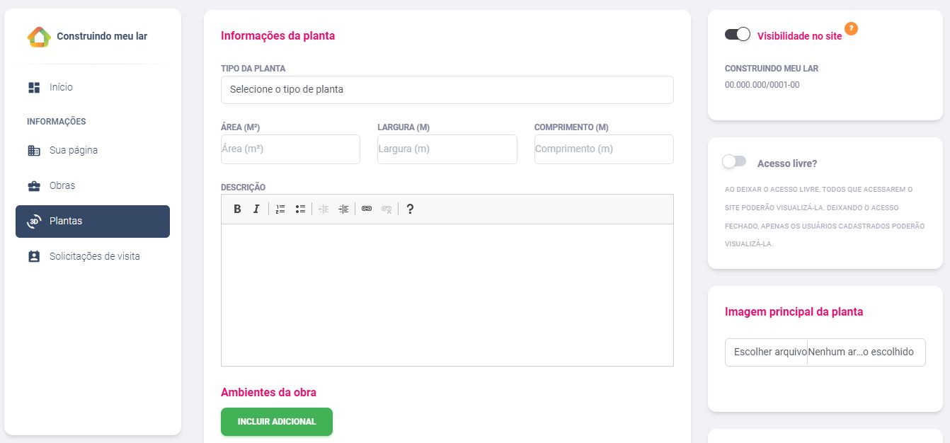 Compartilhamento para construtoras